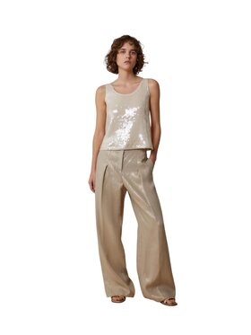 Pennyblack Pennyblack Spodnie zimowe 2511131132200-001 Złoty Regular Fit