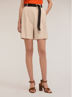 Motivi Motivi Pantaloncini P068W000824N002 Écru Regular Fit