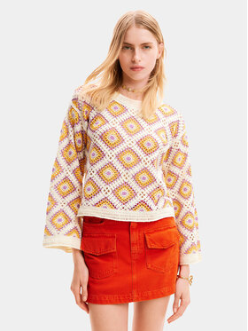 Desigual Desigual Sweater Willow 24SWJF25 Színes Loose Fit