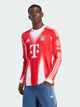 adidas adidas Koszulka techniczna FC Bayern 25/26 Home Jersey Czerwony Slim Fit