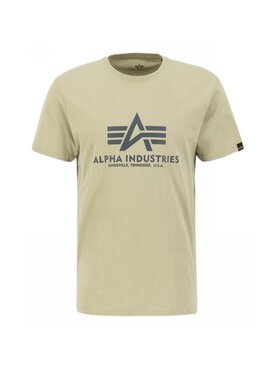 Alpha Industries Alpha Industries T-Shirt AI.100501-82-M Khaki Basic Fit