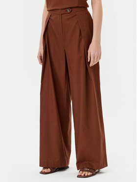Barbour Barbour Pantaloni din material Barbour Lucy LTR0384BR53 Maro Regular Fit