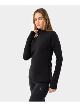 Carpatree Carpatree Bluza Glacier golf Czarny Fitted Fit