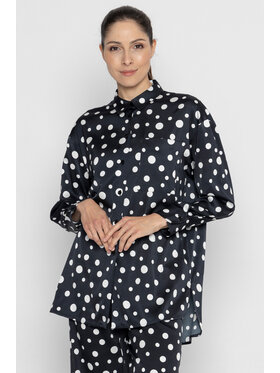 Deni Cler Milano Deni Cler Milano Bluza W-DC-1404-D2-D4-96-1 Czarny Regular Fit
