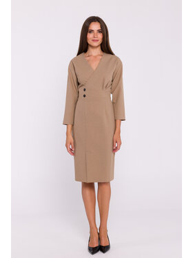 Stylove Stylove Večerní šaty S374 Béžová Ladies Fit