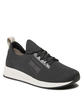 Tommy Jeans Tommy Jeans Sneakersy Tjm Knitted Runner EM0EM01225 Sivá