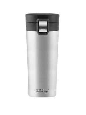 Vialli Design Vialli Design Kubek termiczny KUBEK TERMICZNY 400ML FUORI STAL MAT 8029 Srebrny