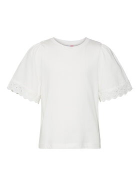 Vero Moda Girl Vero Moda Girl Marškinėliai 10279810 Balta Regular Fit