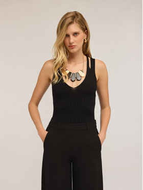 Motivi Motivi Cardigan M411W003551N033 Nero Slim Fit