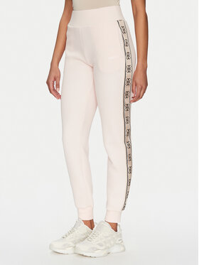 Guess Guess Spodnie dresowe V2YB15 KB3P2 Różowy Regular Fit