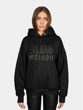 MADE BY SOCIETY MADE BY SOCIETY Kurtka anorak Ghotic Script - H27758 Czarny Basic Fit