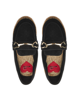 LOVE MOSCHINO Espadrile JA10592G0IIG0000 Črna