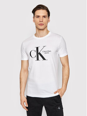 Calvin Klein Jeans Calvin Klein Jeans T-shirt J30J320189 Bianco Slim Fit