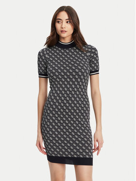 Guess Guess Плетена рокля W3YK39 Z37K0 Тъмносин Regular Fit