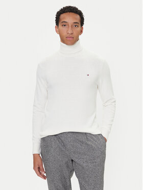 Tommy Hilfiger Tommy Hilfiger Rolák MW0MW28048 Écru Regular Fit