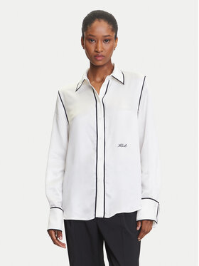 KARL LAGERFELD KARL LAGERFELD Košile A3W11012 Bílá Regular Fit