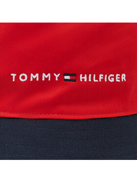 Tommy Hilfiger Klobuček Essential Bucket AU0AU01625 Rdeča