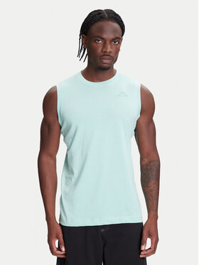 Kappa Kappa Tank top marškinėliai Logo Corpo Cadwal 303HZB0 Žalia Regular Fit