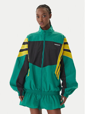 adidas adidas Rochie de zi Santiago KC9133 Verde Oversize