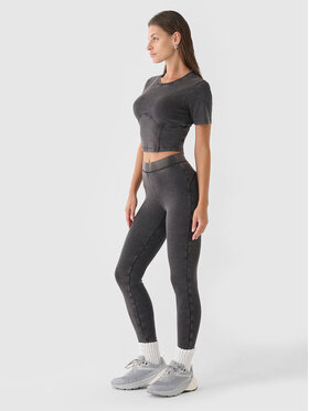 4F 4F Leggings 4FRAW24TTIGF250-20S Nero Slim Leg