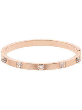 Swarovski Swarovski Bransoletka Tactic Thin Bangle 5098834 Różowe złoto