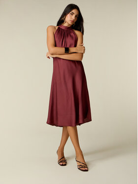 Oltre Oltre Sukienka wieczorowa 7099J000994N016 Bordowy Regular Fit