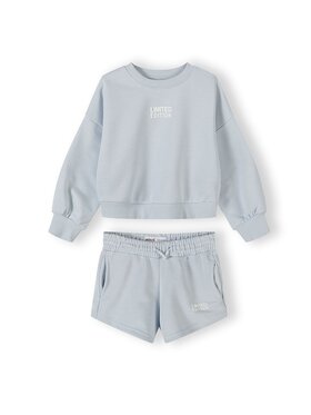 minoti minoti Zestaw 30FLEECE168 Błękitny Regular Fit