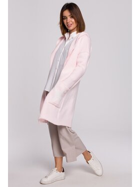 BeWear BeWear Kardigan bk063 Różowy Baggy Fit