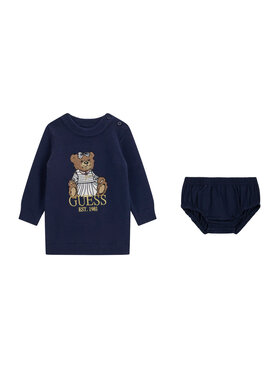 Guess Guess Плетена рокля A6BK06 Z1316 Тъмносин Regular Fit