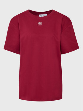 adidas adidas T-Shirt adicolor Essentials HM1830 Bordowy Loose Fit