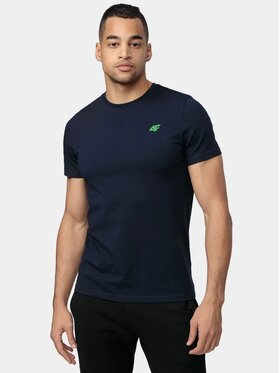 4F 4F T-Shirt 4FWSS25TTSHM3095-31S Niebieski Regular Fit