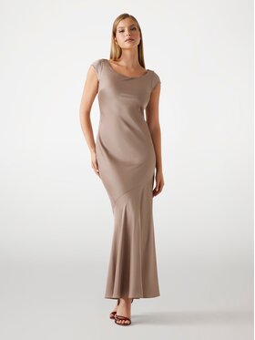 Guess Guess Každodenní šaty 178545 Béžová Classic Fit