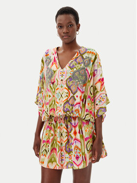 LOLA CASADEMUNT LOLA CASADEMUNT Sukienka letnia LS2516049 Kolorowy Regular Fit