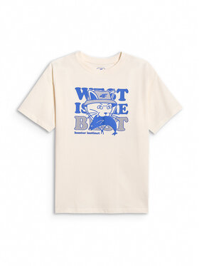 4F 4F T-Shirt HIKING TRIP Biały Loose Fit