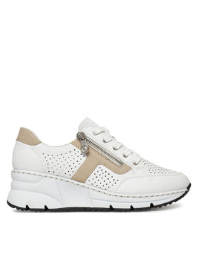 Rieker Rieker Sneakersy N6304-80 Biały