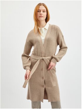 Orsay Orsay Kardigan 511191-773000__XL Beżowy Regular Fit
