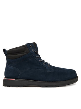Tommy Hilfiger Tommy Hilfiger Kotníková obuv Corporate W FM0FM05605 Tmavomodrá