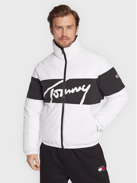 Tommy Jeans Tommy Jeans Пухено яке Reversible Signature DM0DM14393 Цветен Relaxed Fit