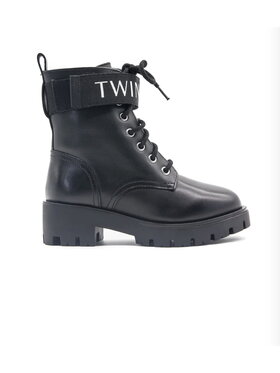 TWINSET TWINSET Trzewiki 222GCJ060 Czarny