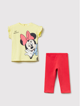 OVS OVS Sada t-shirt a legíny DISNEY 1487468 Žlutá Regular Fit