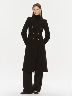 Luisa Spagnoli Luisa Spagnoli Palton de lână Soda 540241 Negru Regular Fit
