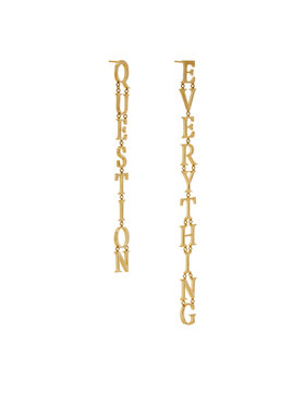 Off-White Сережки OWOD203S23MET0017600 Золотий