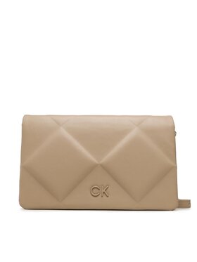 Calvin Klein Calvin Klein Дамска чанта Re-Lock Qult Shoulder Bag K60K611021 Бежов