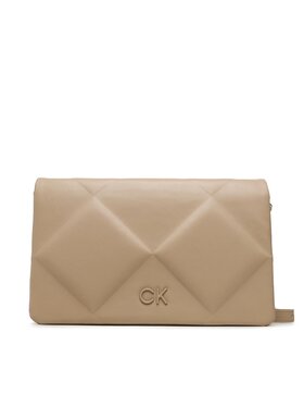 Calvin Klein Calvin Klein Τσάντα Re-Lock Qult Shoulder Bag K60K611021 Μπεζ