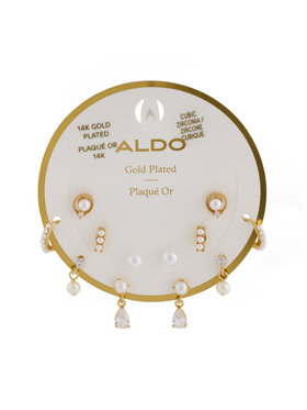 Aldo Aldo Комплект 6 чифта обеци Venue 13995096 Златист
