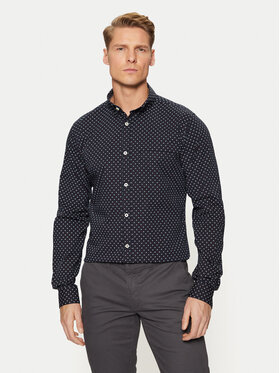 s.Oliver s.Oliver Πουκάμισο 2149815 Σκούρο μπλε Slim Fit