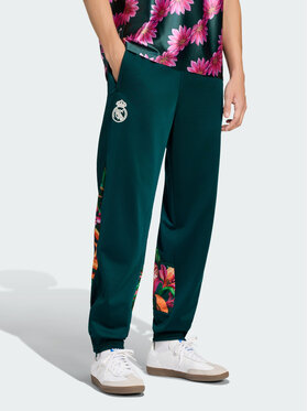 adidas adidas Spodnie dresowe 173901 Zielony ciemny Regular Fit