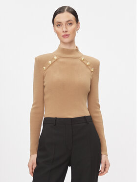Luisa Spagnoli Luisa Spagnoli Rolák Minima 58046 Hnědá Regular Fit