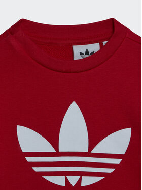 Adidas Trenirka Crew Sweatshirt Set IB8665 Rdeča Regular Fit