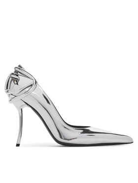 Diesel Diesel Pantofi cu toc subțire D-Ten&Half P Y03426P1660 Argintiu